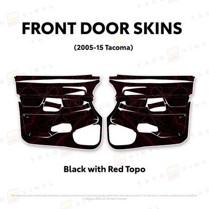 Taco Vinyl Tacoma Door Skins | '05 - '15 Tacoma