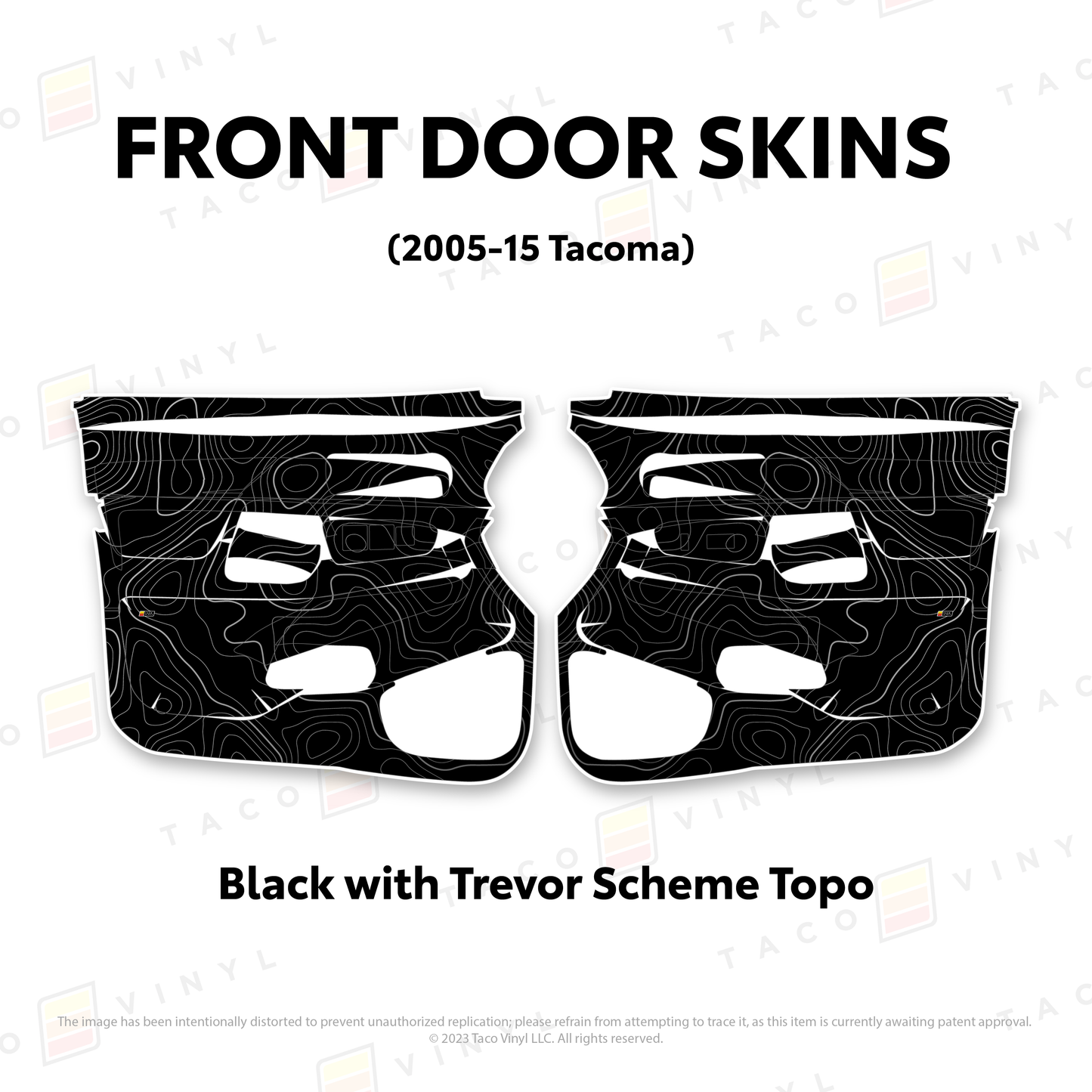 Taco Vinyl Tacoma Door Skins | '05 - '15 Tacoma
