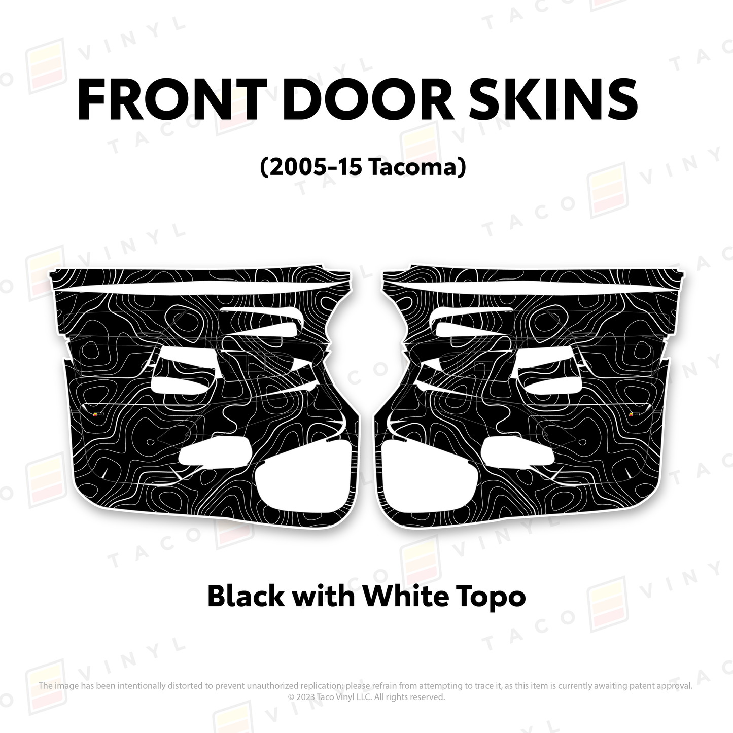 Taco Vinyl Tacoma Door Skins | '05 - '15 Tacoma