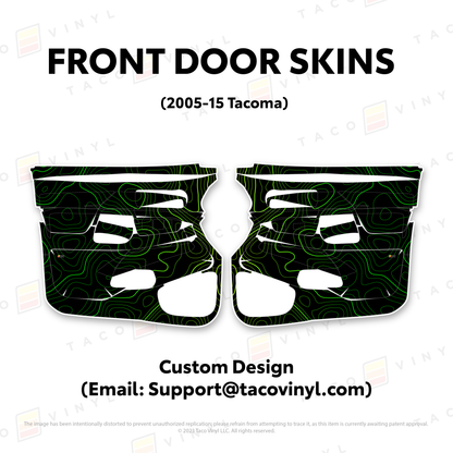 Taco Vinyl Tacoma Door Skins | '05 - '15 Tacoma