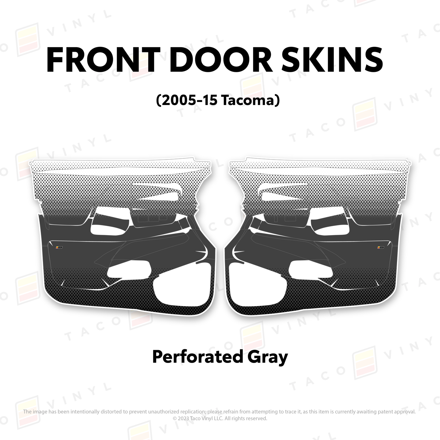 Taco Vinyl Tacoma Door Skins | '05 - '15 Tacoma