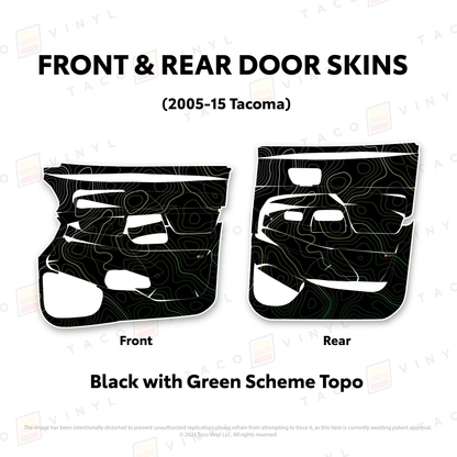 Taco Vinyl Tacoma Door Skins | '05 - '15 Tacoma