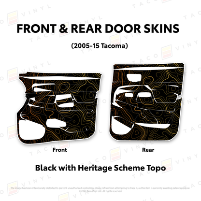 Taco Vinyl Tacoma Door Skins | '05 - '15 Tacoma