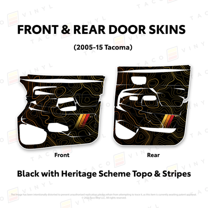 Taco Vinyl Tacoma Door Skins | '05 - '15 Tacoma