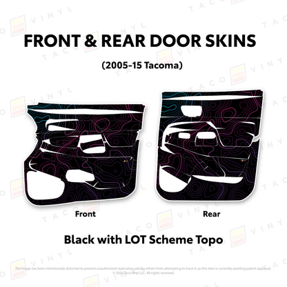 Taco Vinyl Tacoma Door Skins | '05 - '15 Tacoma
