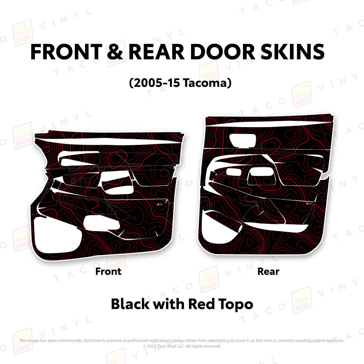 Taco Vinyl Tacoma Door Skins | '05 - '15 Tacoma
