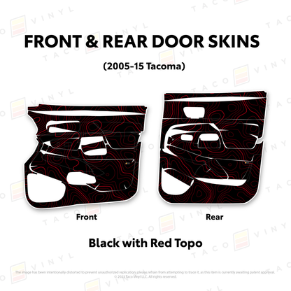 Taco Vinyl Tacoma Door Skins | '05 - '15 Tacoma