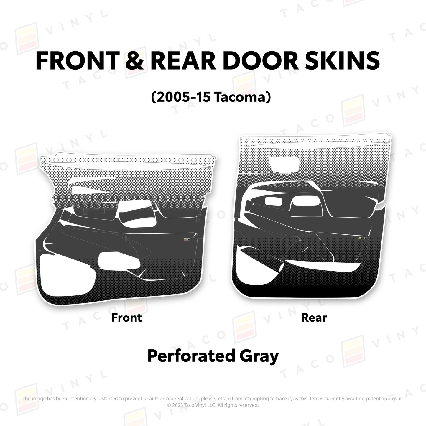 Taco Vinyl Tacoma Door Skins | '05 - '15 Tacoma