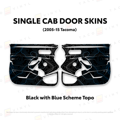 Taco Vinyl Tacoma Single Cab Door Skins | '05 - '15 Tacoma