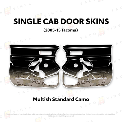 Taco Vinyl Tacoma Single Cab Door Skins | '05 - '15 Tacoma