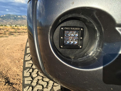 Cali Raised LED Fog Light Pod Replacements Brackets Kit | '05 - '11 Tacoma