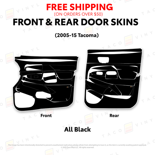 Taco Vinyl Tacoma Door Skins | '05 - '15 Tacoma