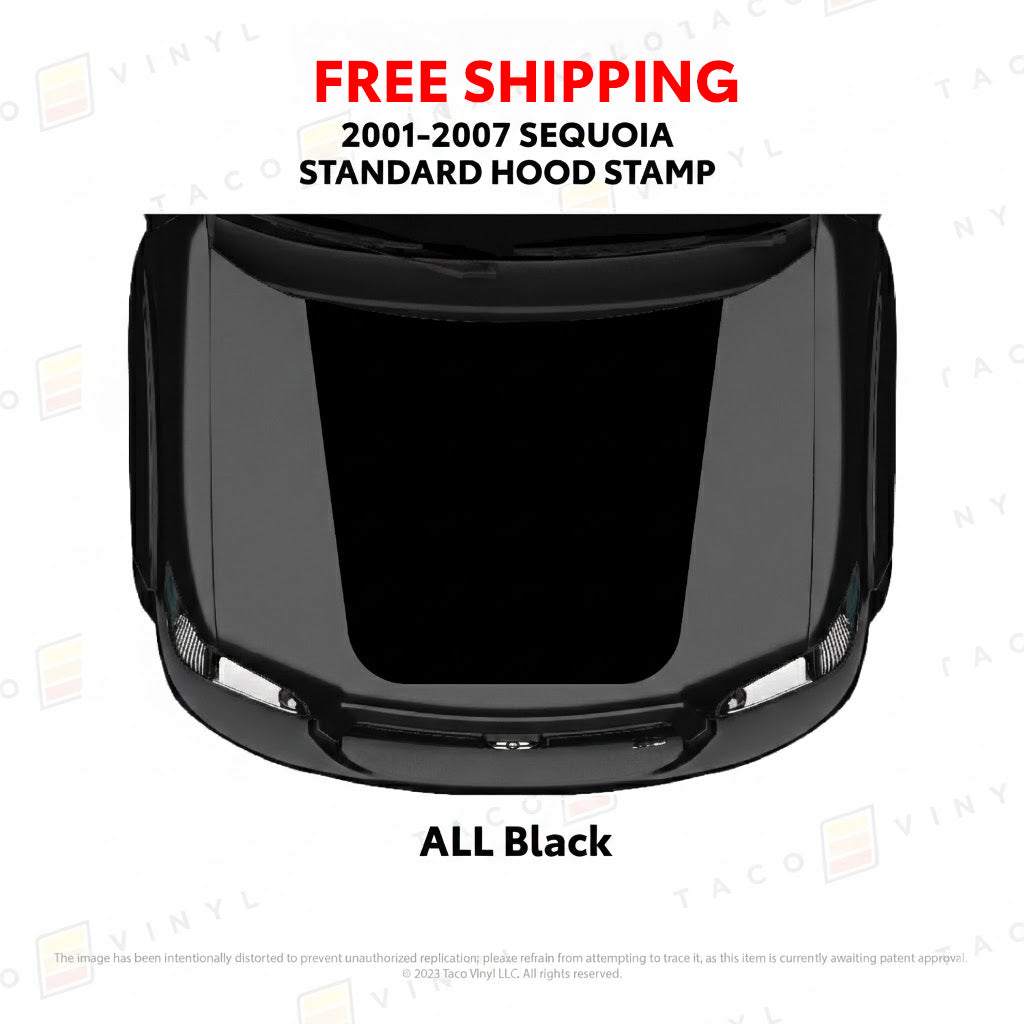 Taco Vinyl Sequoia Hood Stamp | '01 - '07 Sequoia