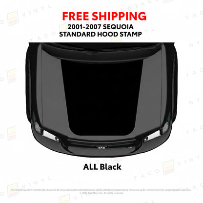 Taco Vinyl Sequoia Hood Stamp | '01 - '07 Sequoia