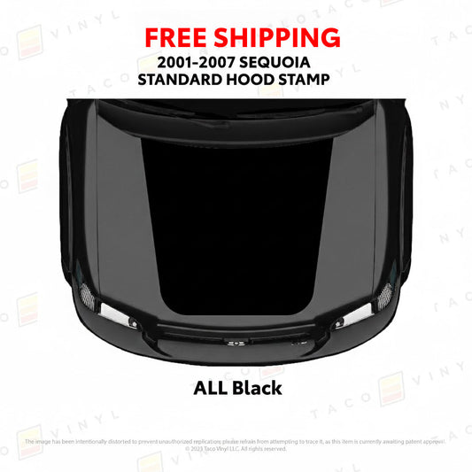 Taco Vinyl Sequoia Hood Stamp | '01 - '07 Sequoia
