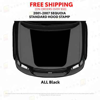Taco Vinyl Sequoia Hood Stamp | '01 - '07 Sequoia