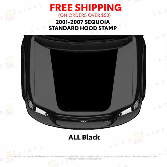 Taco Vinyl Sequoia Hood Stamp | '01 - '07 Sequoia