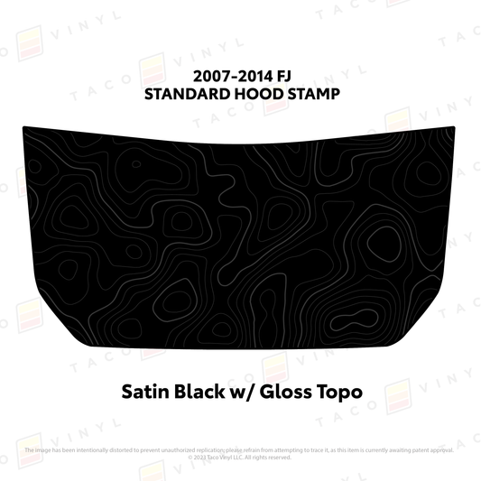 Taco Vinyl FJ Cruiser Hood Stamp | '07 - '14 FJ Cruiser