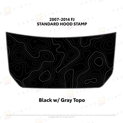 Taco Vinyl FJ Cruiser Hood Stamp | '07 - '14 FJ Cruiser