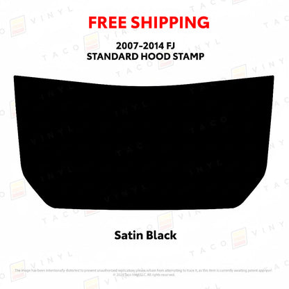 Taco Vinyl FJ Cruiser Hood Stamp | '07 - '14 FJ Cruiser