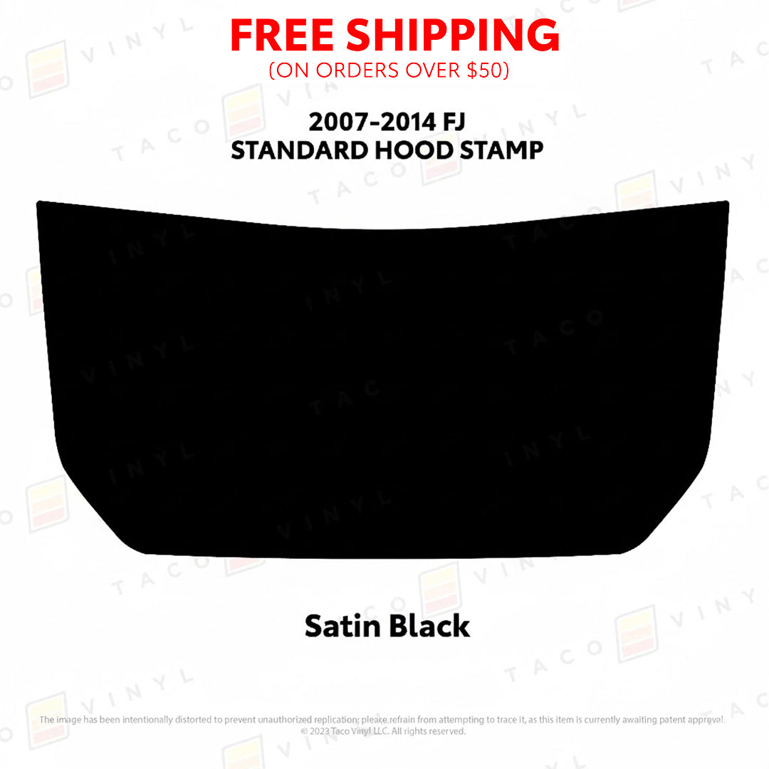 Taco Vinyl FJ Cruiser Hood Stamp | '07 - '14 FJ Cruiser