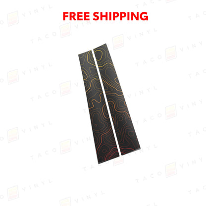 Taco Vinyl 4Runner Door Pillar Decals | '10 - '24 4Runner