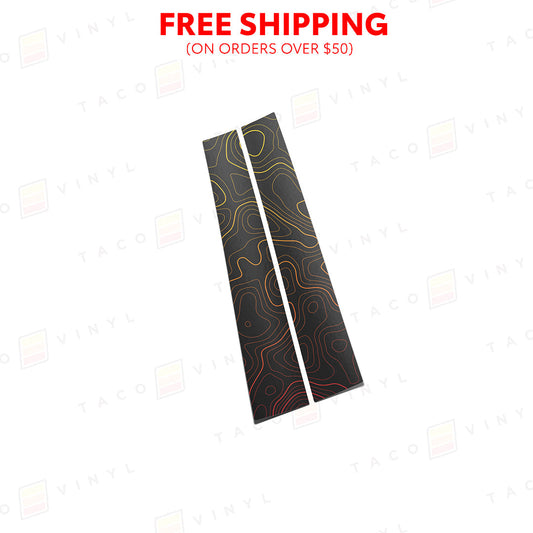 Taco Vinyl 4Runner Door Pillar Decals | '10 - '24 4Runner