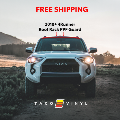 Taco Vinyl 4Runner PPF Roof Rack Guard | '10 - '24 4Runner