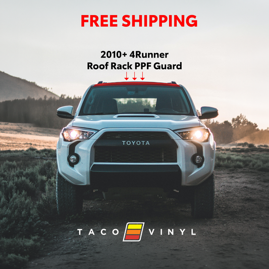 Taco Vinyl 4Runner PPF Roof Rack Guard | '10 - '24 4Runner
