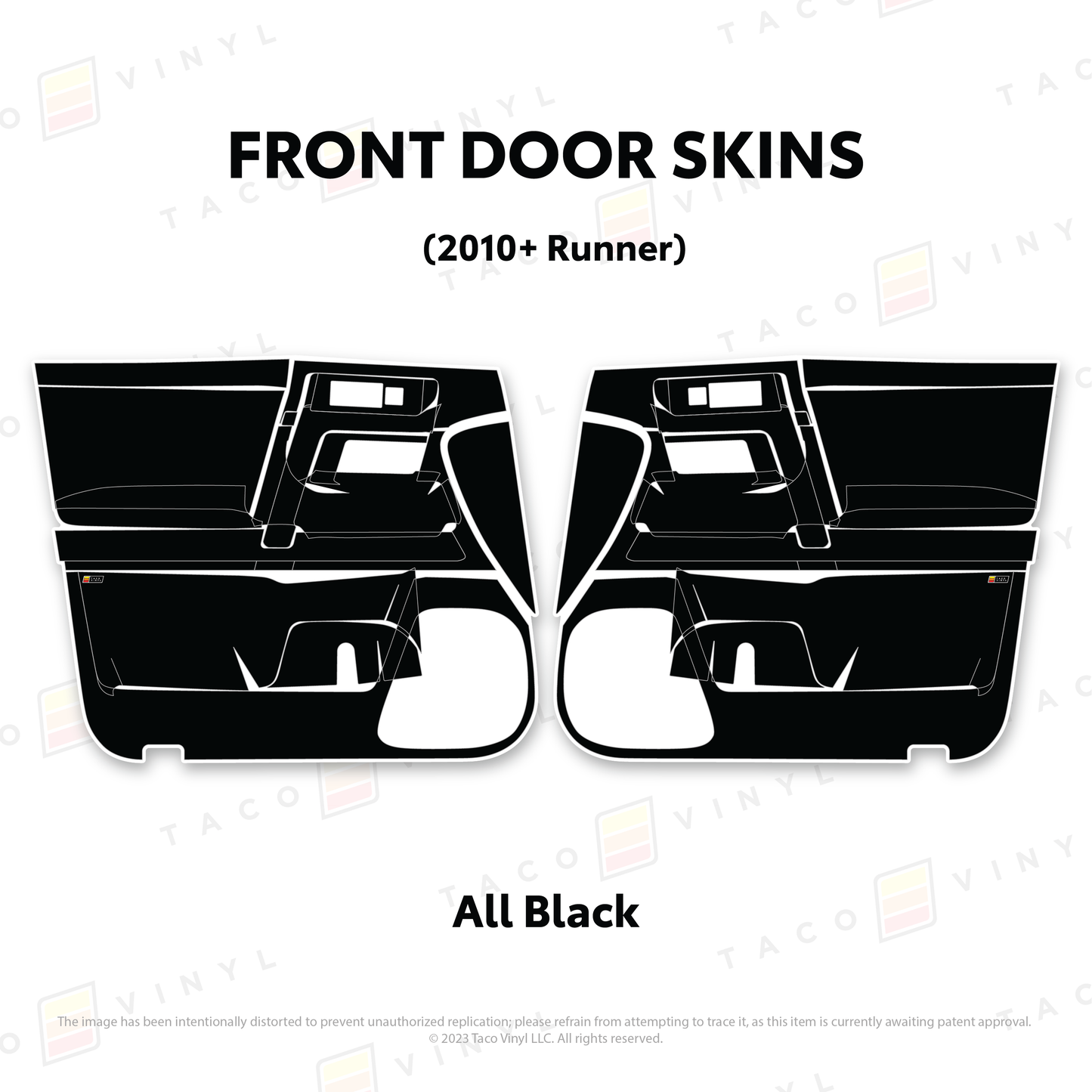 Taco Vinyl 4Runner Door Skins | '10 - '24 4Runner