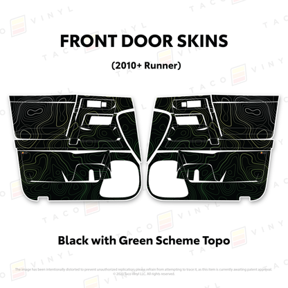 Taco Vinyl 4Runner Door Skins | '10 - '24 4Runner