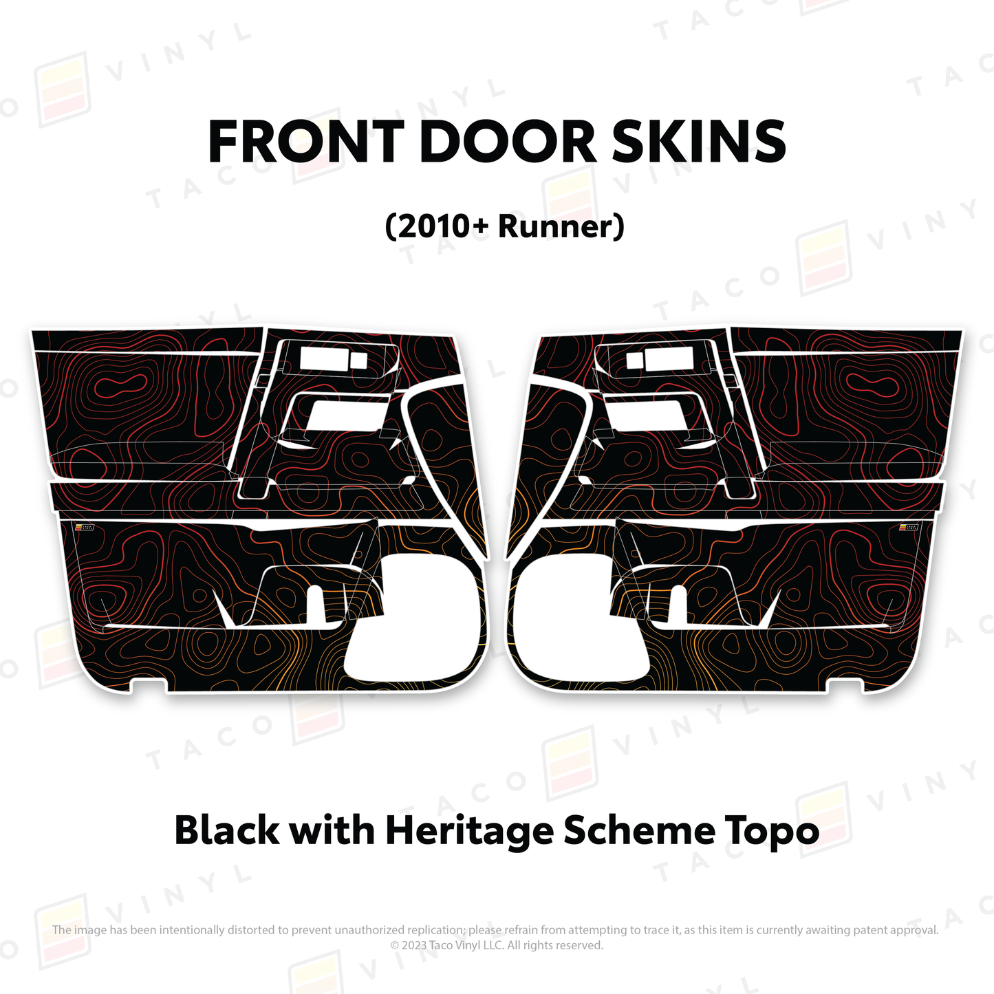 Taco Vinyl 4Runner Door Skins | '10 - '24 4Runner