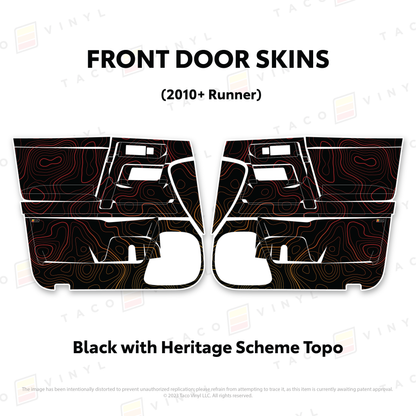 Taco Vinyl 4Runner Door Skins | '10 - '24 4Runner
