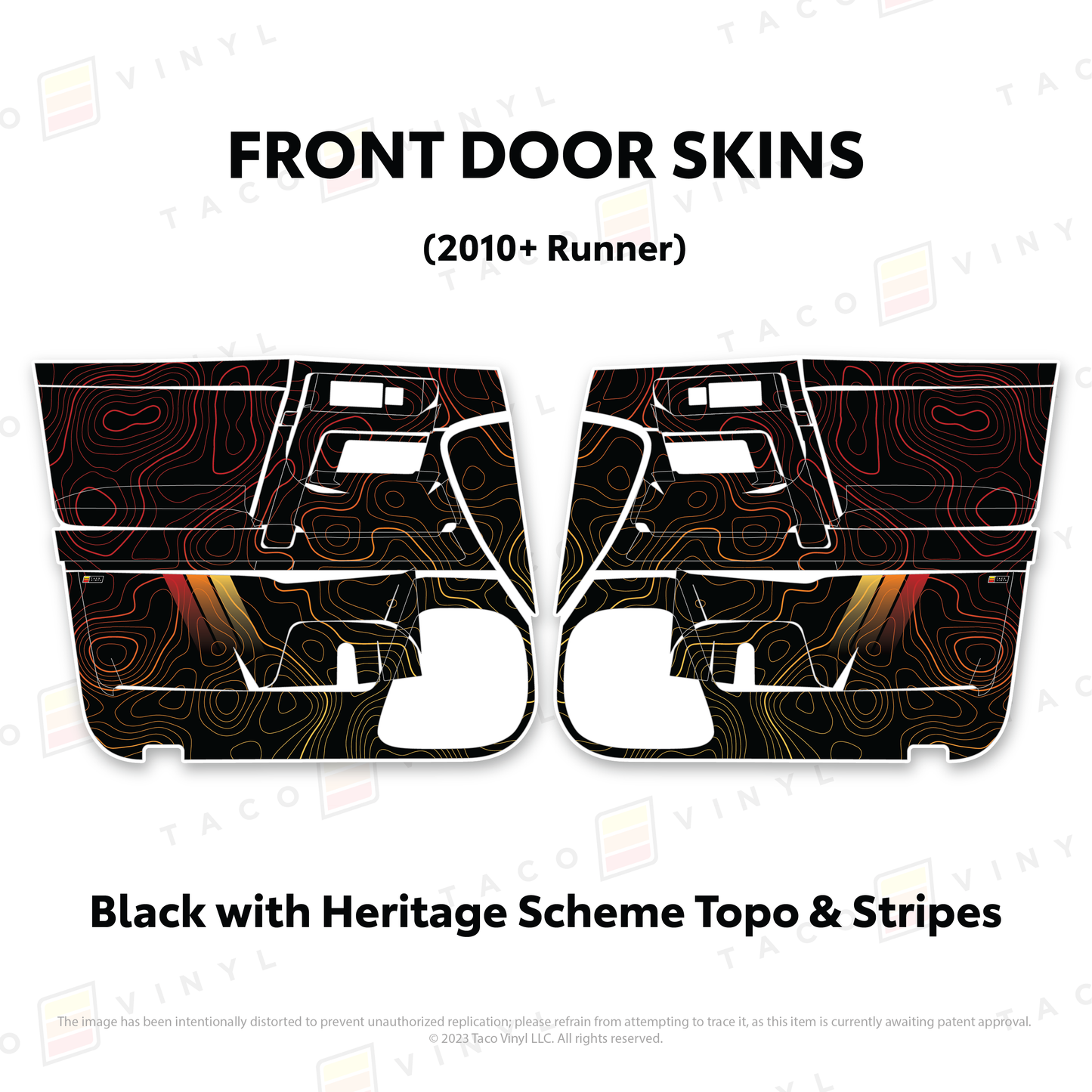 Taco Vinyl 4Runner Door Skins | '10 - '24 4Runner