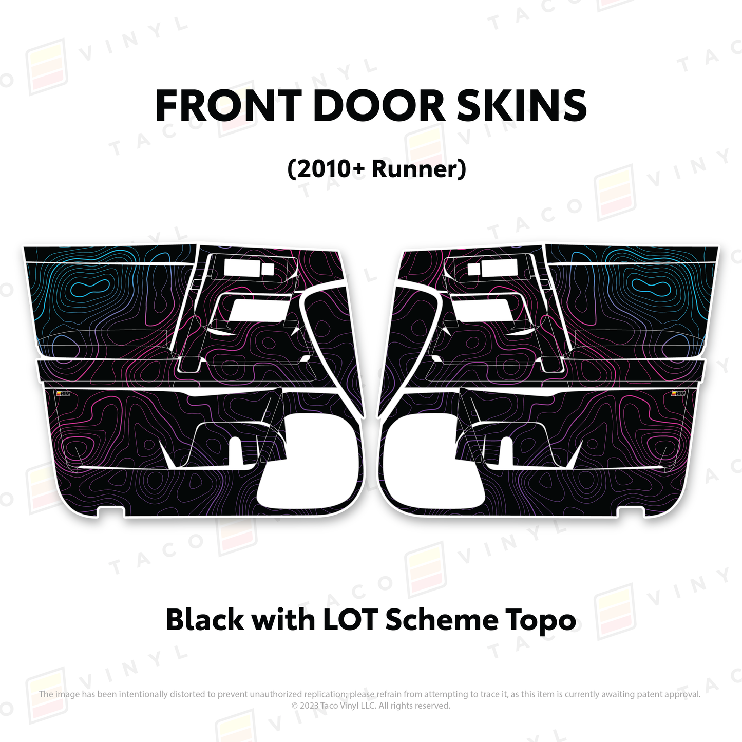 Taco Vinyl 4Runner Door Skins | '10 - '24 4Runner