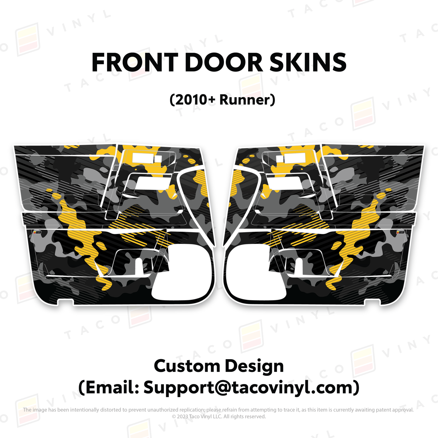 Taco Vinyl 4Runner Door Skins | '10 - '24 4Runner