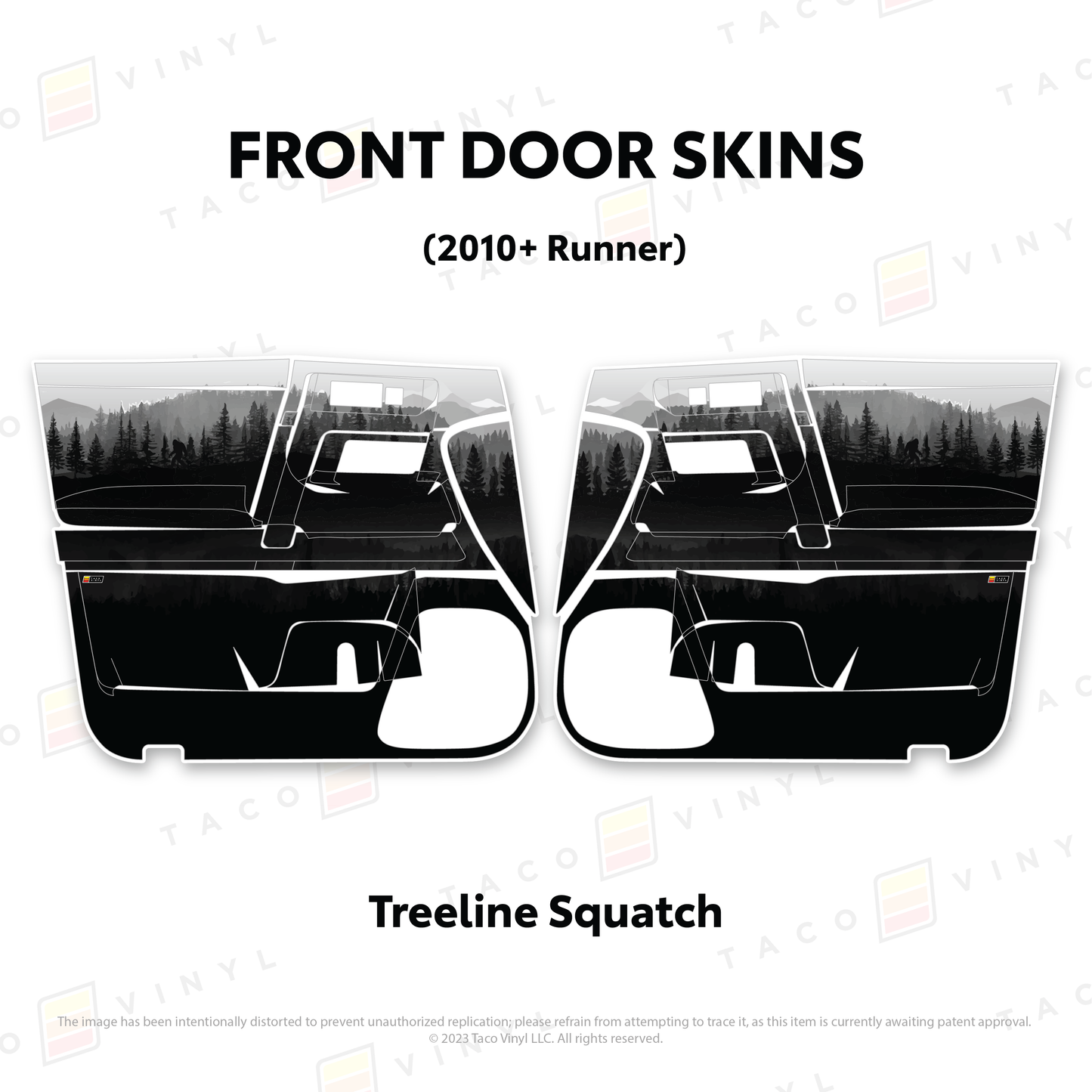 Taco Vinyl 4Runner Door Skins | '10 - '24 4Runner