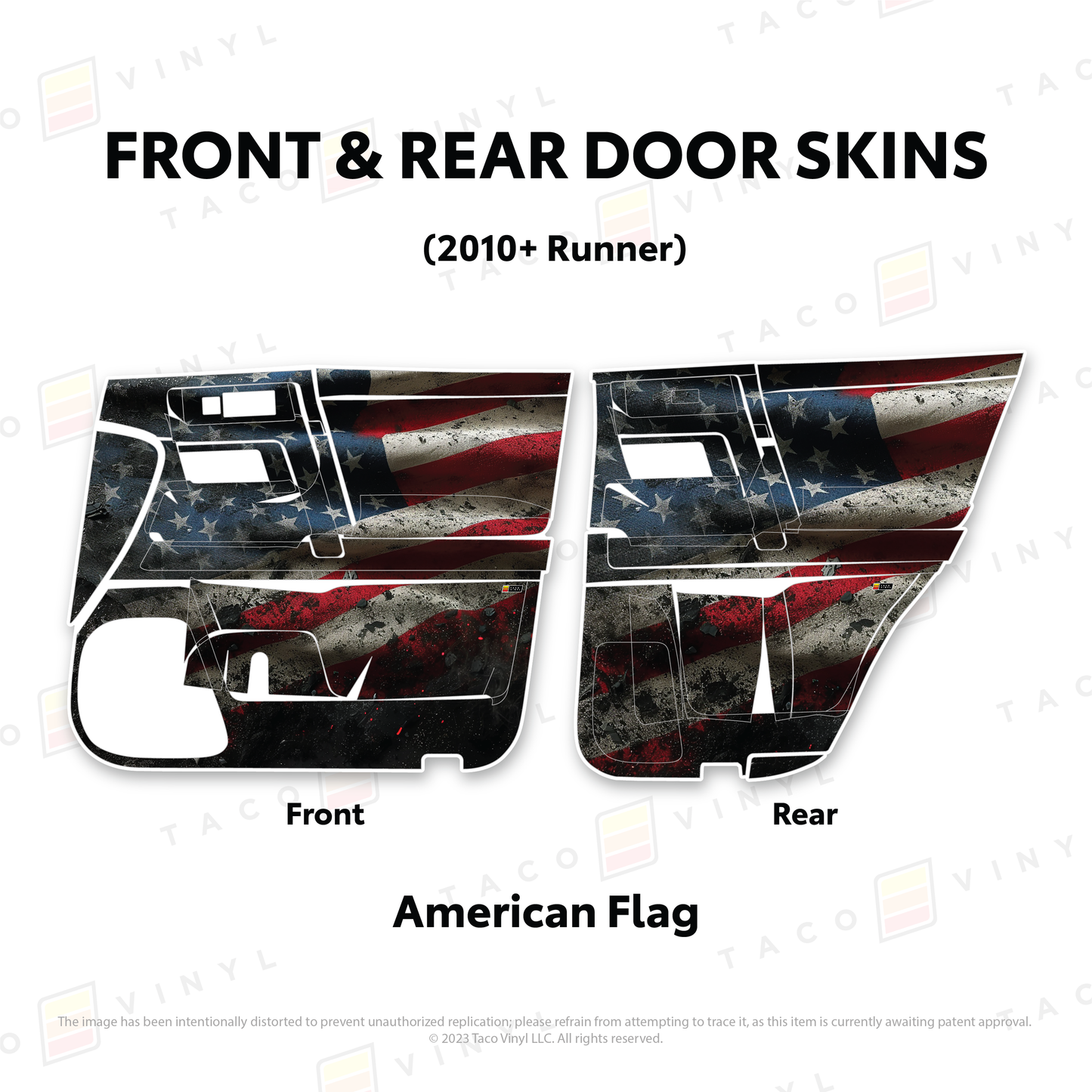 Taco Vinyl 4Runner Door Skins | '10 - '24 4Runner