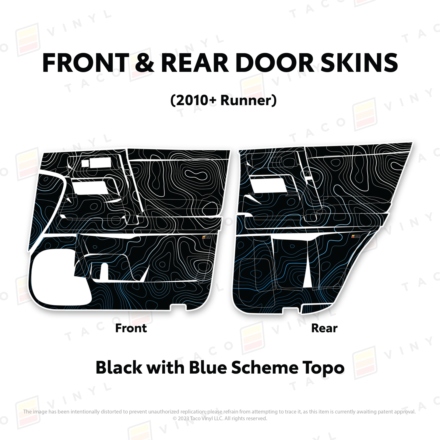 Taco Vinyl 4Runner Door Skins | '10 - '24 4Runner