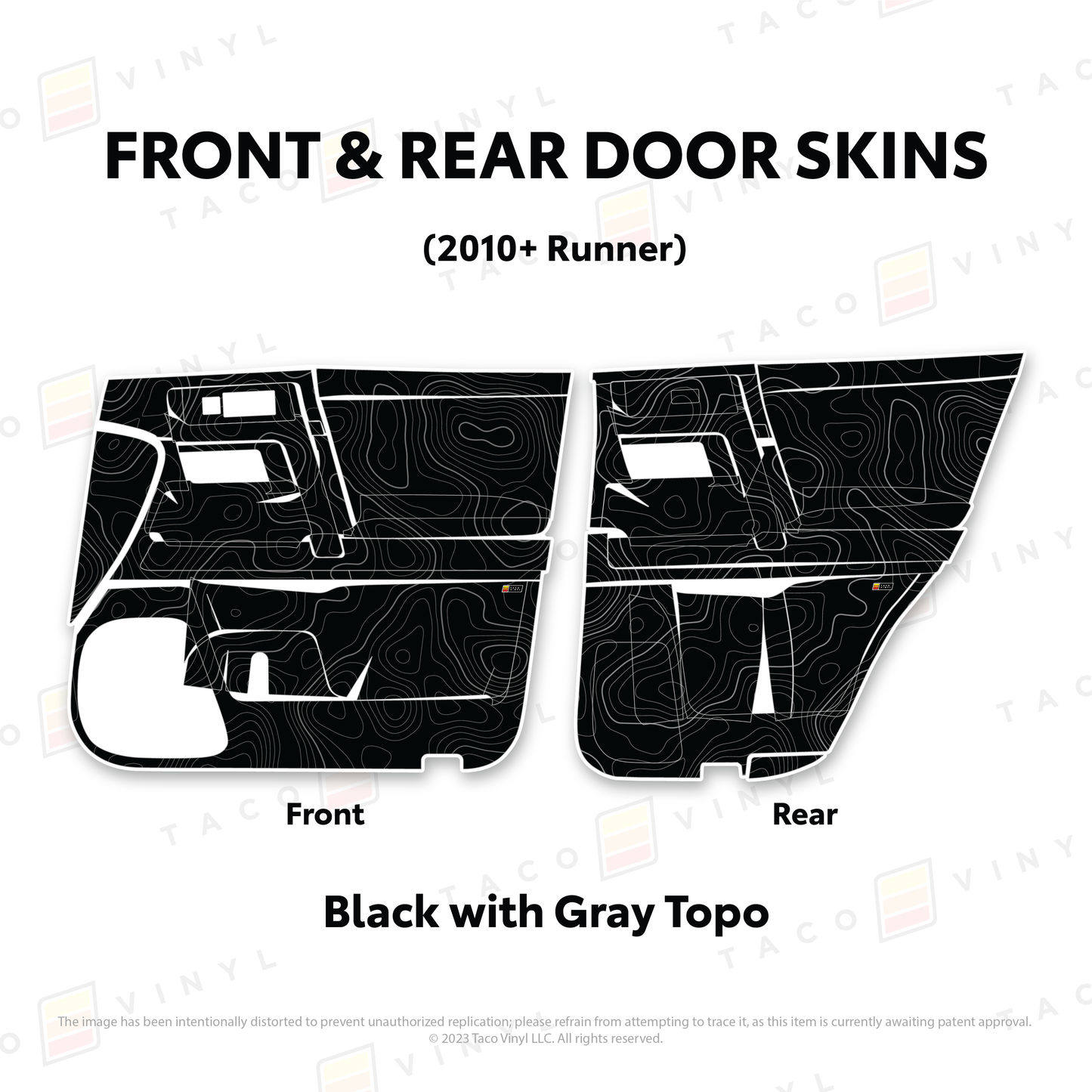 Taco Vinyl 4Runner Door Skins | '10 - '24 4Runner