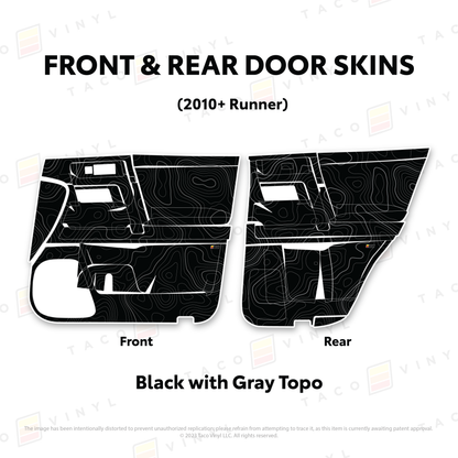 Taco Vinyl 4Runner Door Skins | '10 - '24 4Runner