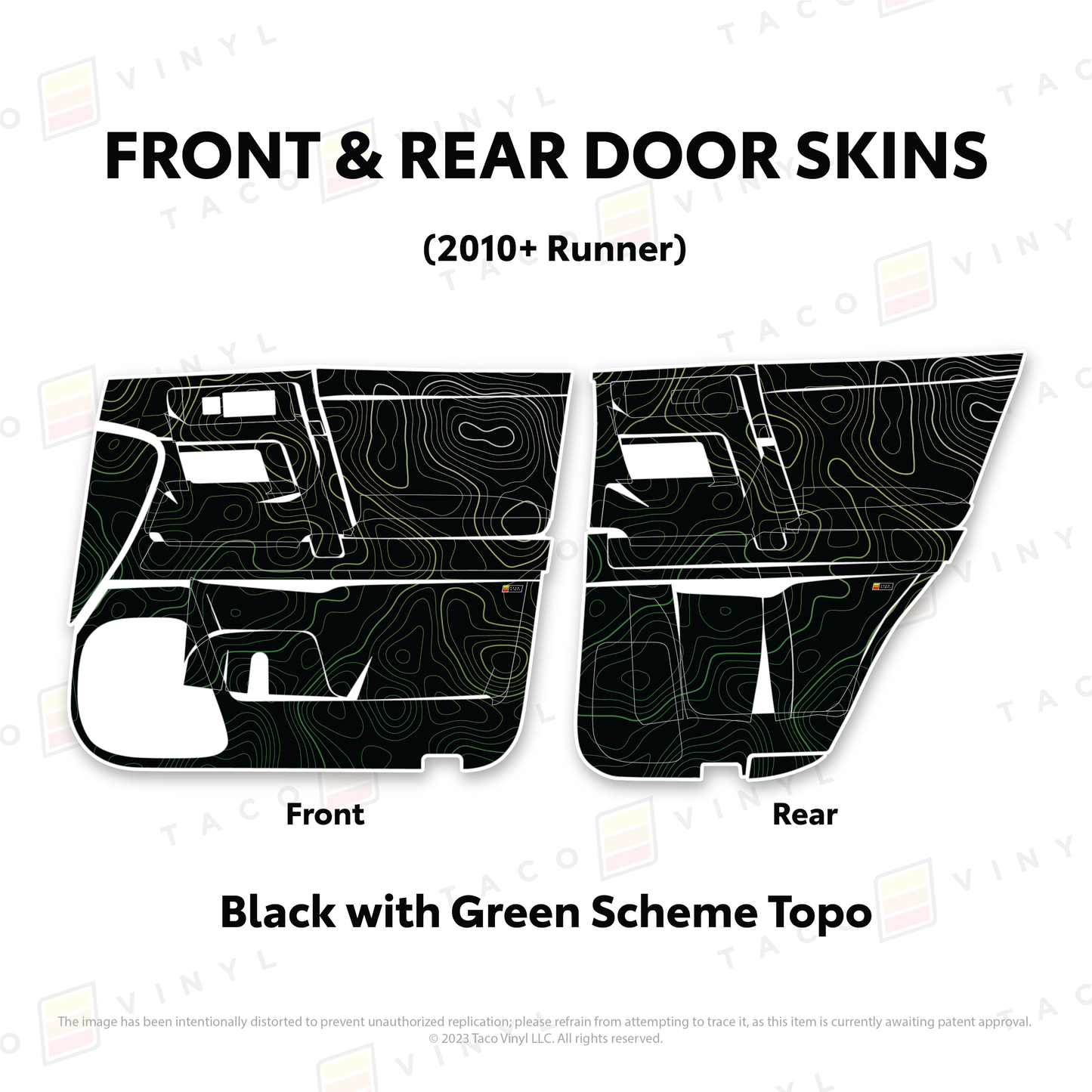 Taco Vinyl 4Runner Door Skins | '10 - '24 4Runner