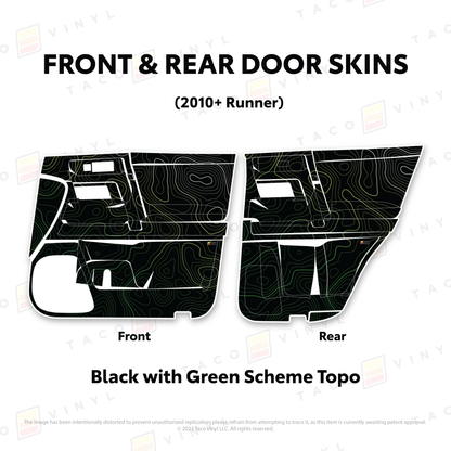 Taco Vinyl 4Runner Door Skins | '10 - '24 4Runner
