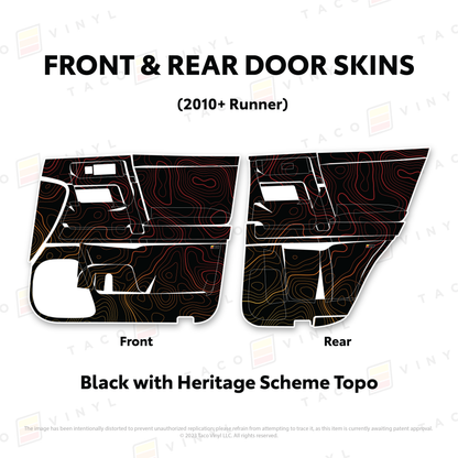 Taco Vinyl 4Runner Door Skins | '10 - '24 4Runner