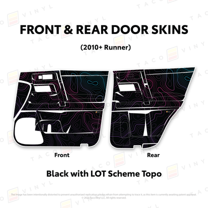 Taco Vinyl 4Runner Door Skins | '10 - '24 4Runner