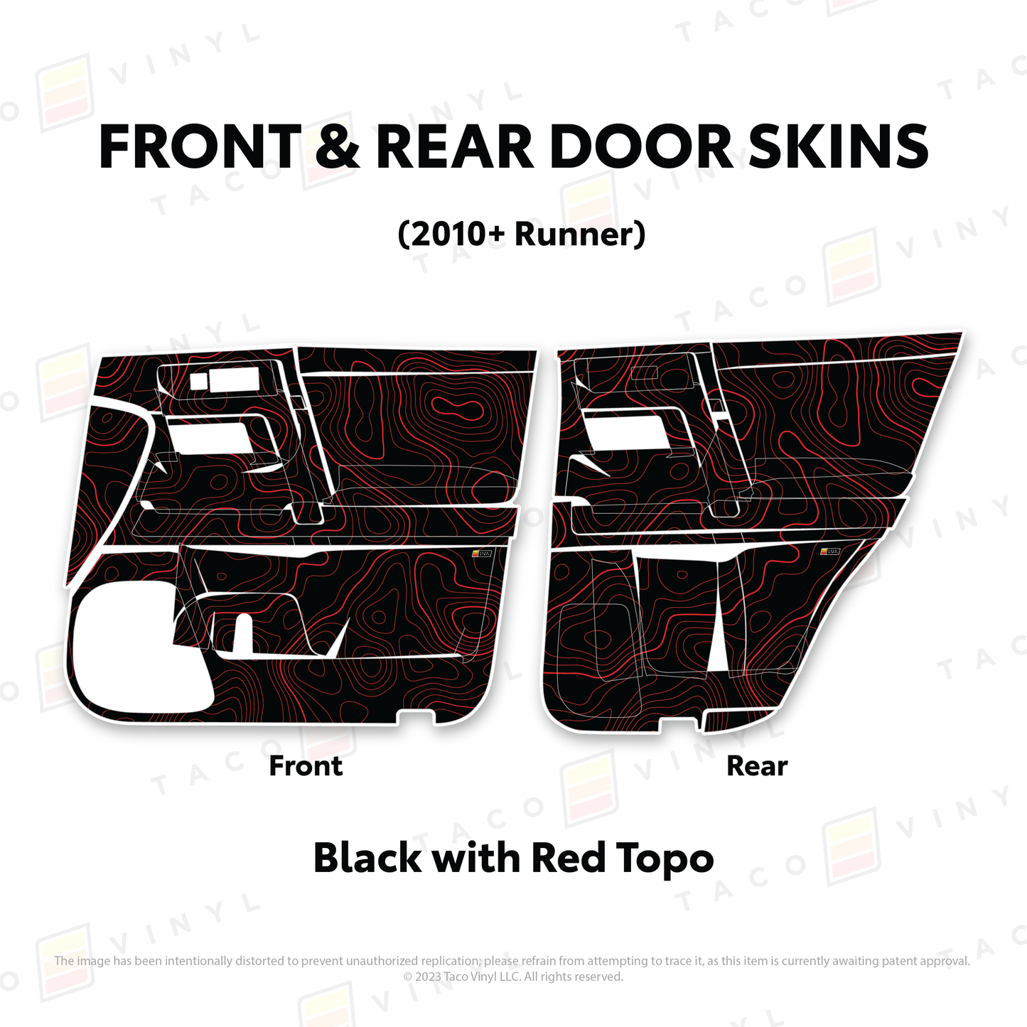 Taco Vinyl 4Runner Door Skins | '10 - '24 4Runner