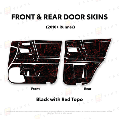 Taco Vinyl 4Runner Door Skins | '10 - '24 4Runner