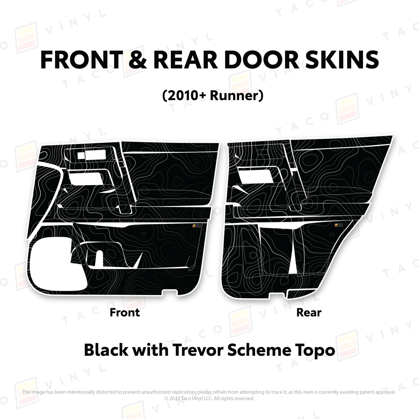 Taco Vinyl 4Runner Door Skins | '10 - '24 4Runner