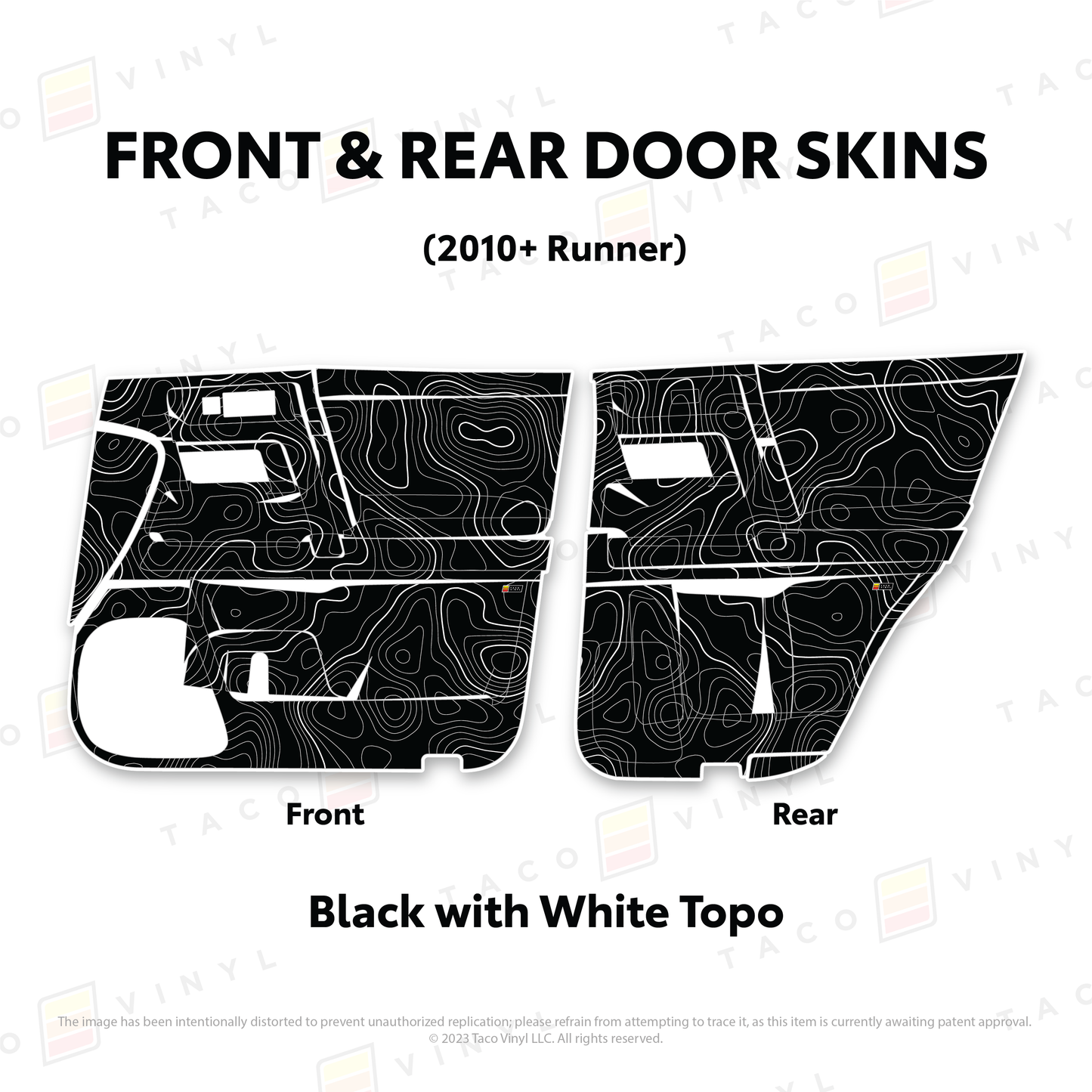 Taco Vinyl 4Runner Door Skins | '10 - '24 4Runner