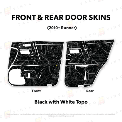 Taco Vinyl 4Runner Door Skins | '10 - '24 4Runner